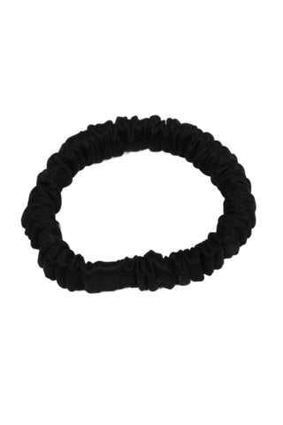 Siyah Anabel Saf Büzgülü İnce Toka