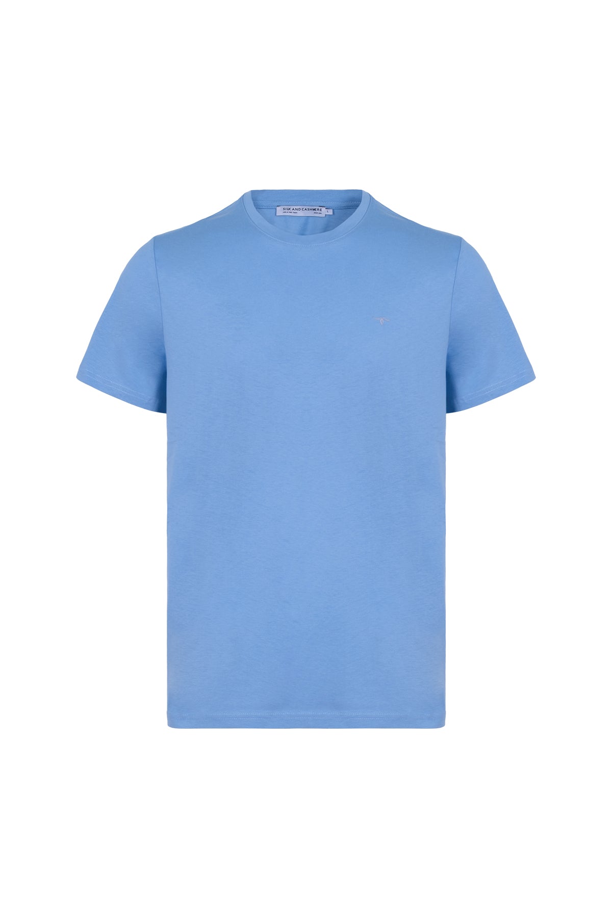 Açık Mavi Lucas Yuvarlak Yaka T-Shirt