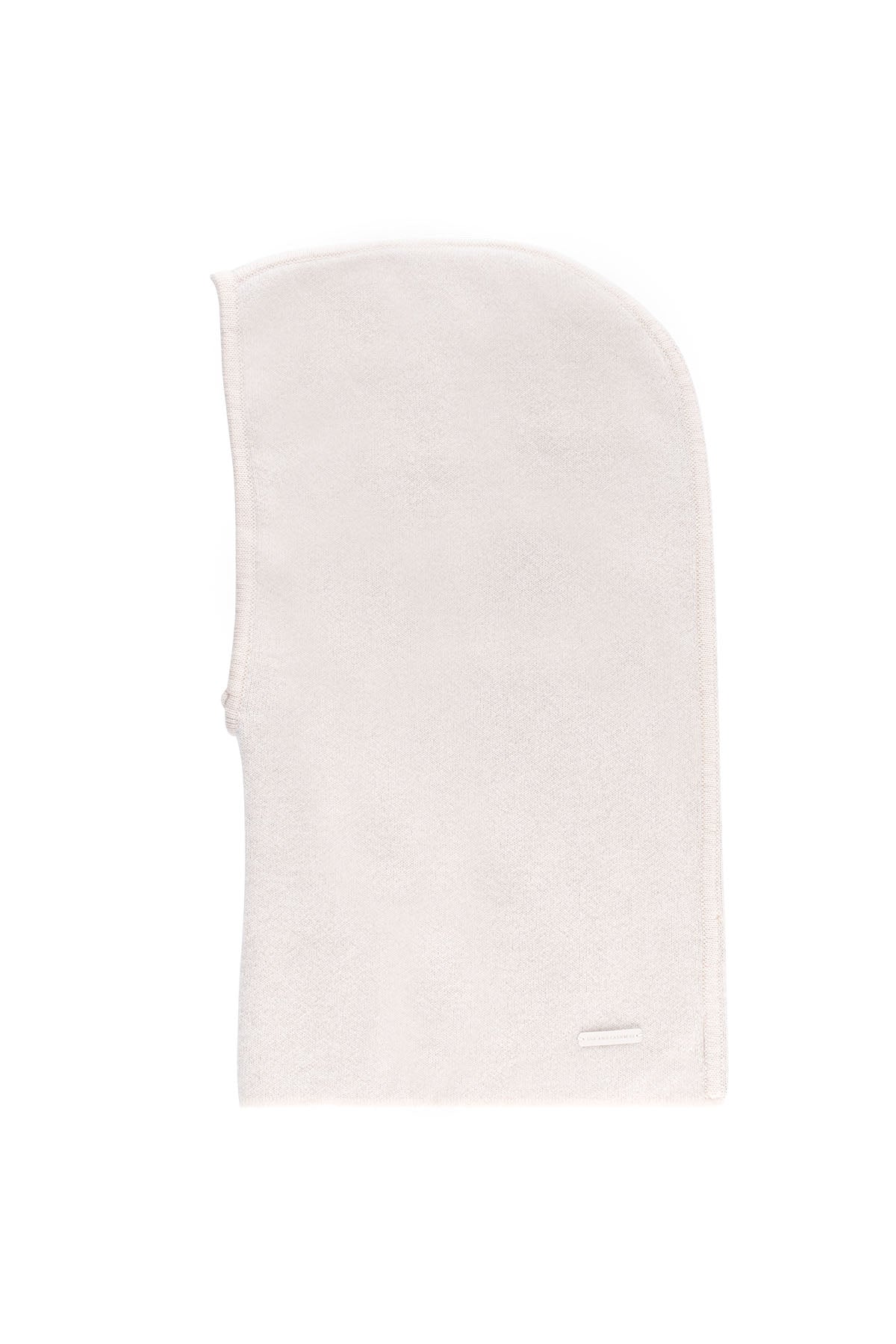 Ekru Saf Kaşmir Kar Maskesi