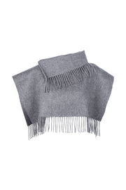 Gri Laura Küçük Pelerin 64x34 cm