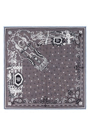 Vizon Lea Kaşmir Desenli Kare Eşarp 70x70 cm