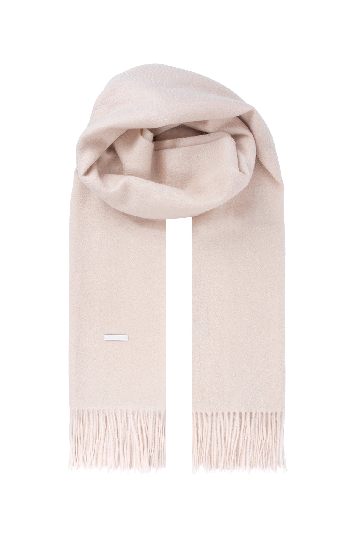 Açık Bej Rose Saf Kaşmir Şal 180x60