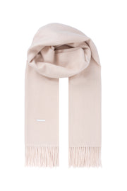 Açık Bej Rose Saf Kaşmir Şal 180x60