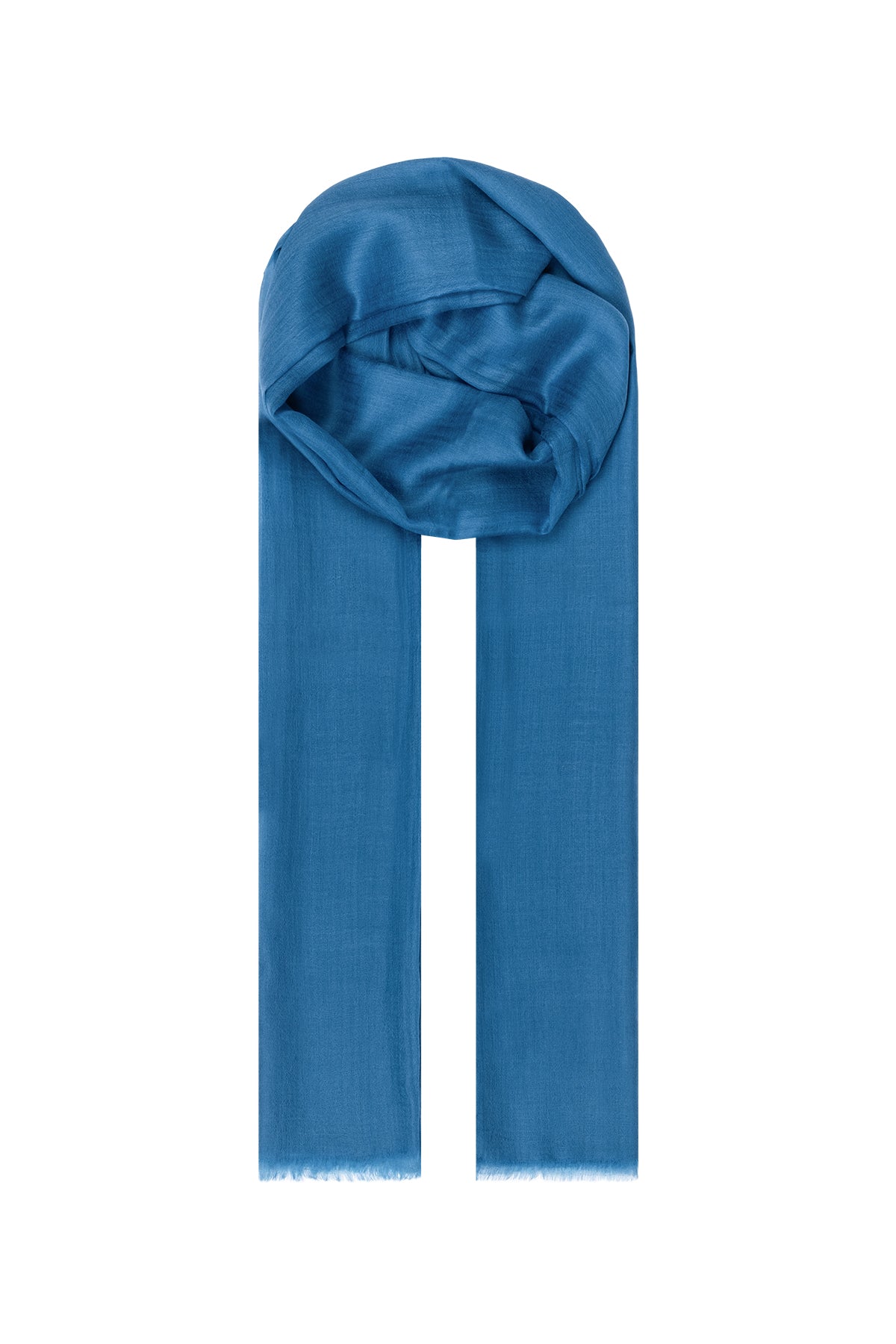 Galaksi Mavisi Larissa Saf Kaşmir Şal 100x230 cm