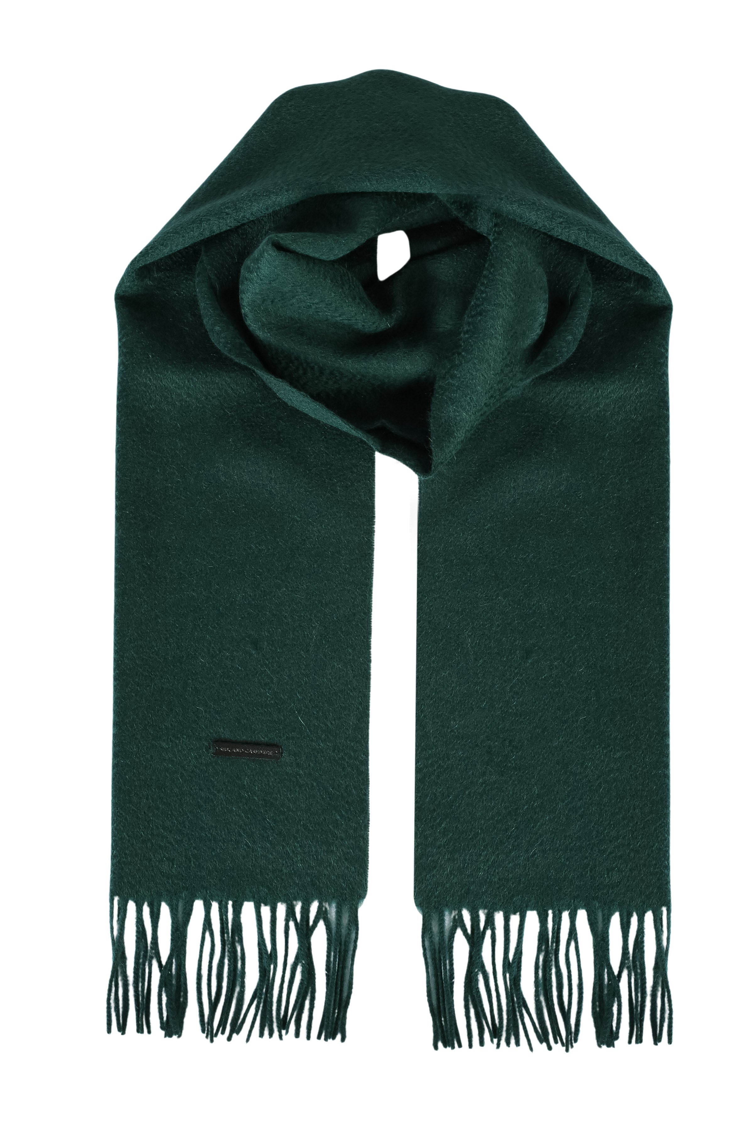 Yeşil Saf Kaşmir Patrick Atkı 170x35 cm