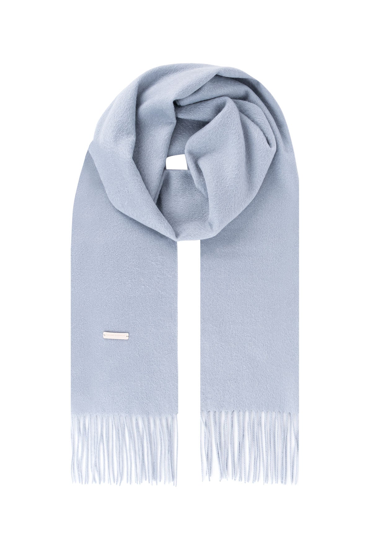 Açık Mavi Patrick Saf Kaşmir Atkı 35x170 cm