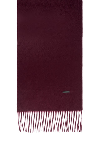 Bordo Patrick Saf Kaşmir Atkı 35x170 cm