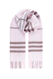 Pembe Patrick Saf Kaşmir Kareli Atkı 30x164