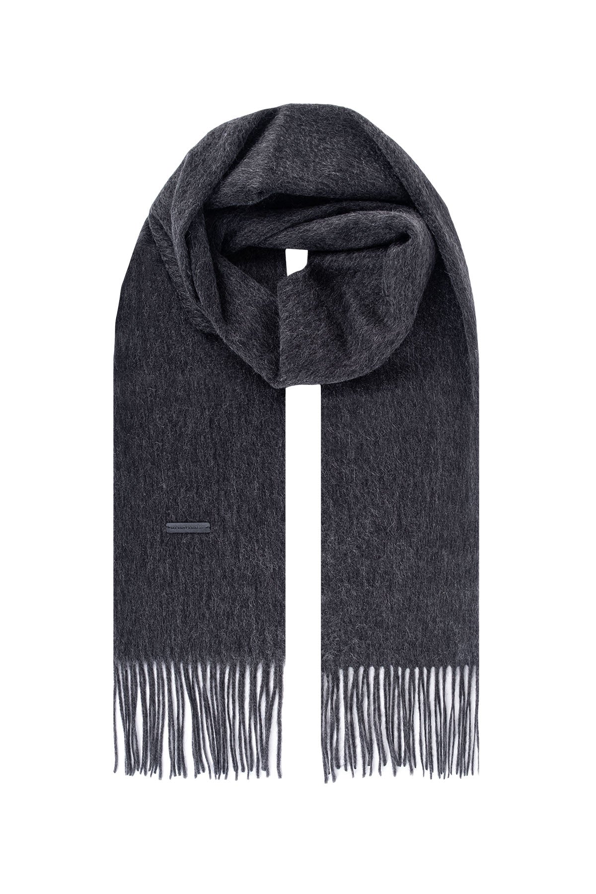 Antrasit Patrick Saf Kaşmir Atkı 35x170 cm