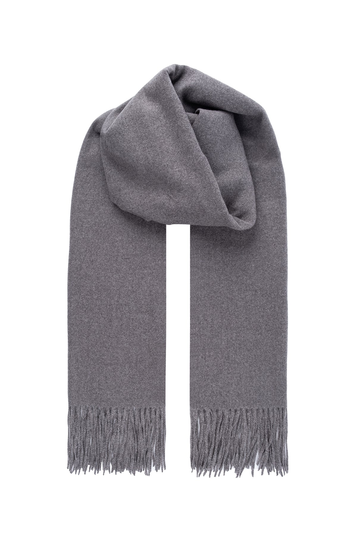 Orta Gri Melanj Clementine Şal 70x200 cm