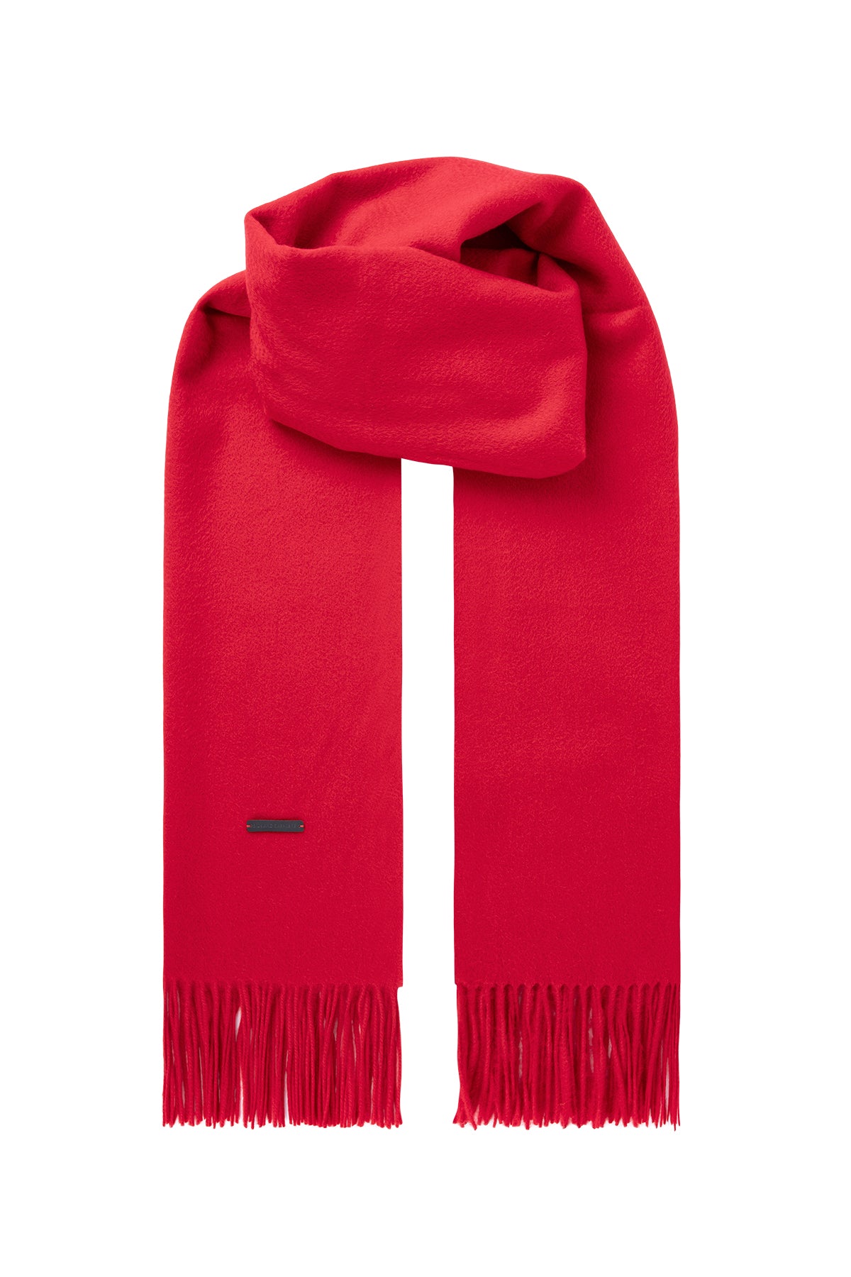 Kırmızı Rose Saf Kaşmir Şal 180x60