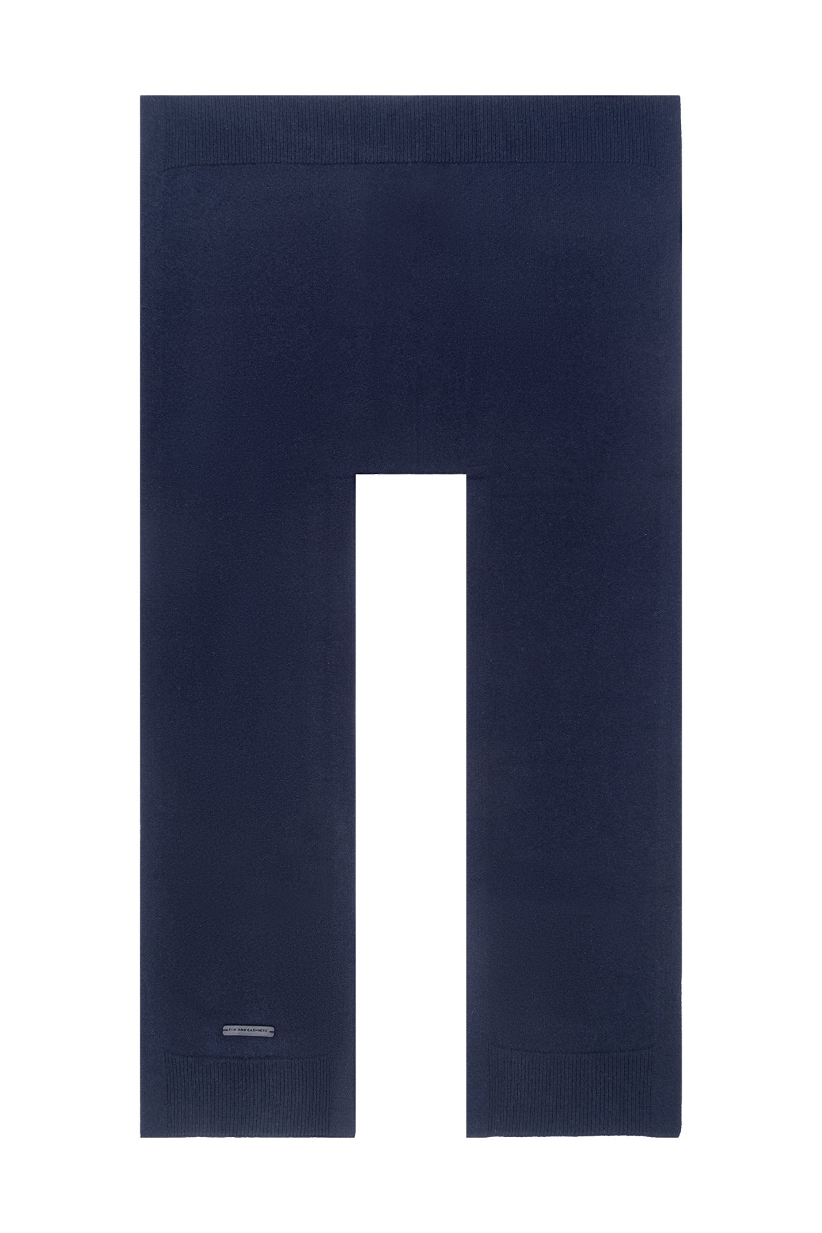 Lacivert Lilly Saf Kaşmir Kazak Atkı