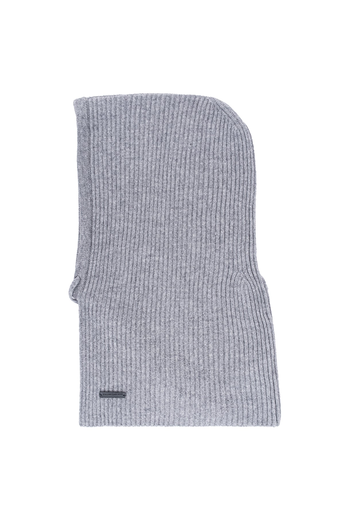 Orta Gri Stockholm Saf Kaşmir Balaklava