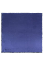 Lacivert Saf İpek Düz Renk Erkek Cep Mendili 35x35 cm