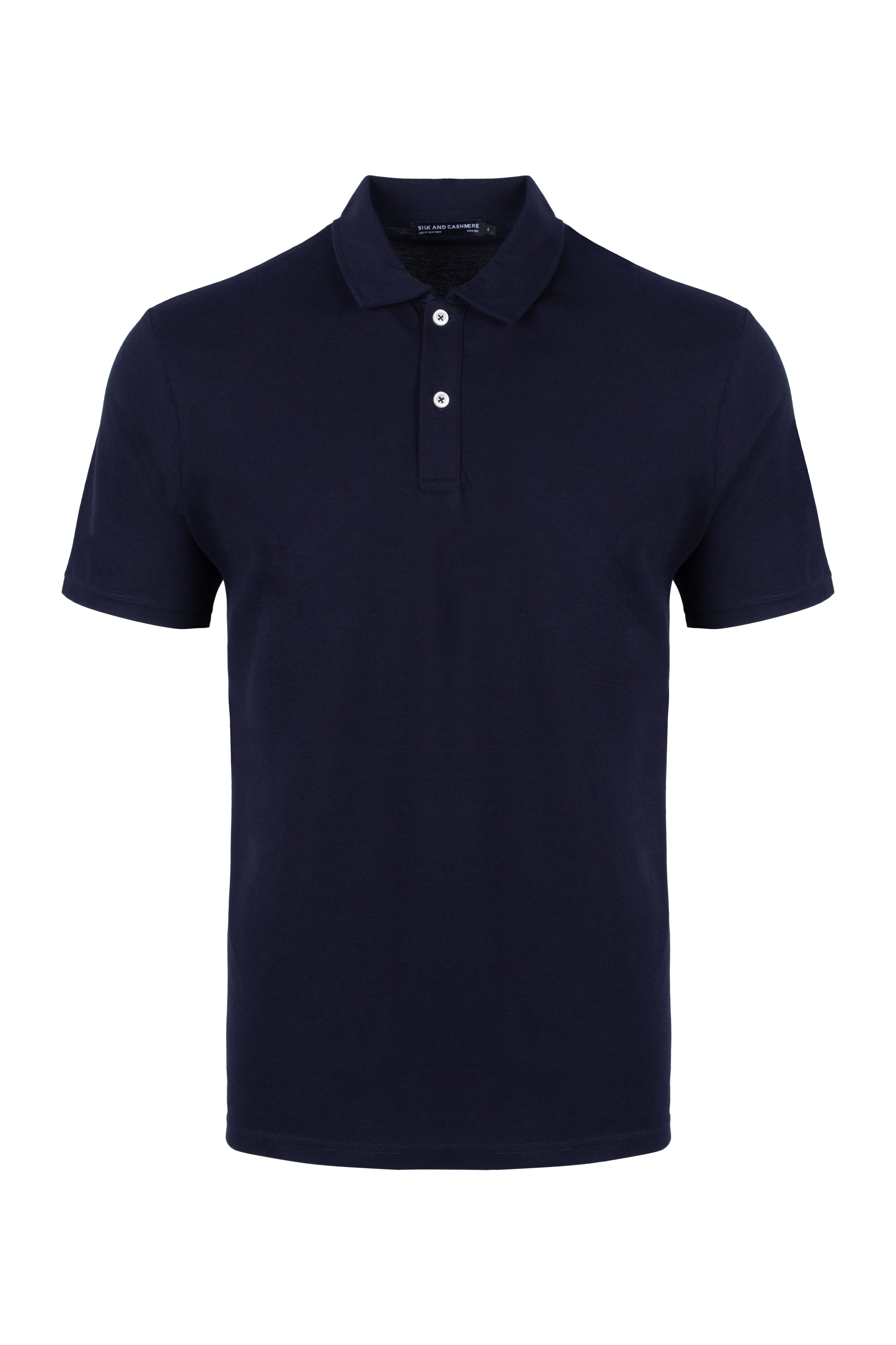 Lacivert Johnny Erkek Polo Yaka  T-Shirt