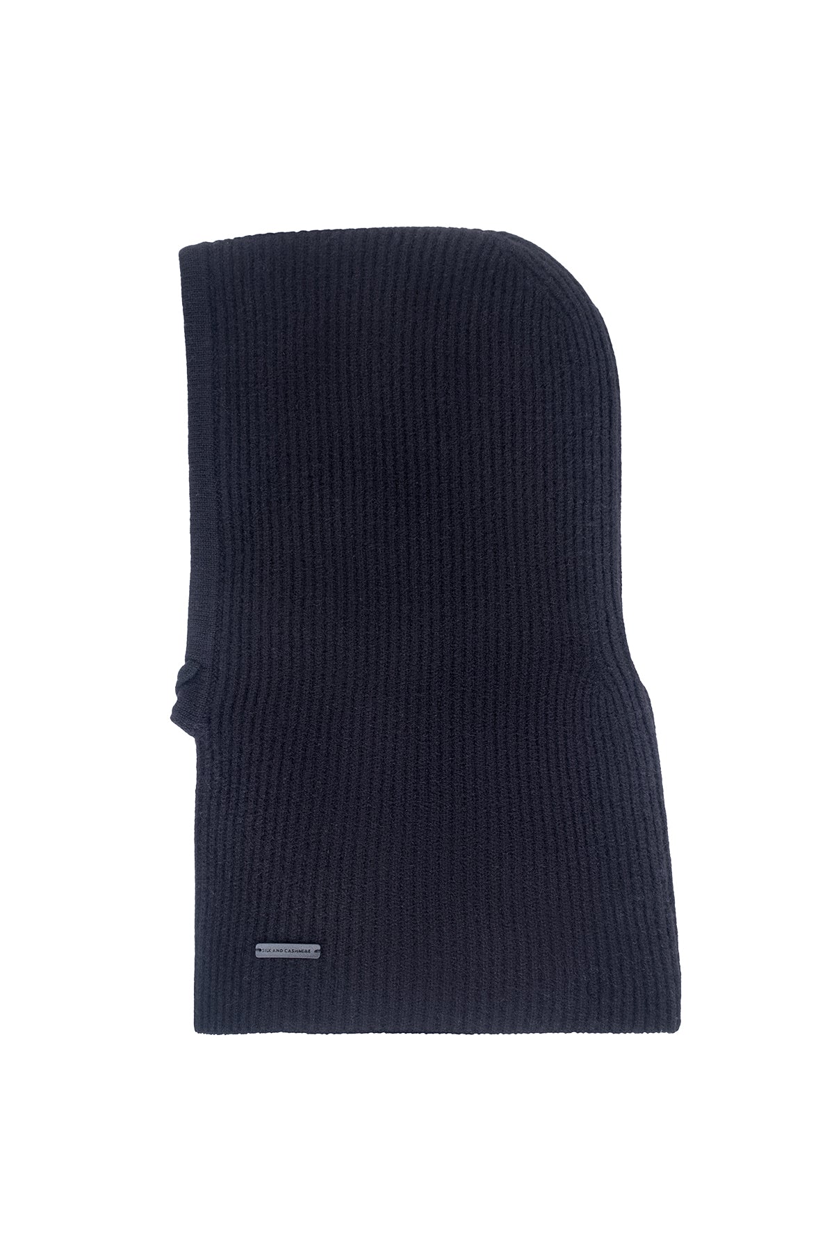 Siyah Stockholm Saf Kaşmir Balaklava