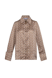 Bej Limited Edition Saf İpek Gömlek