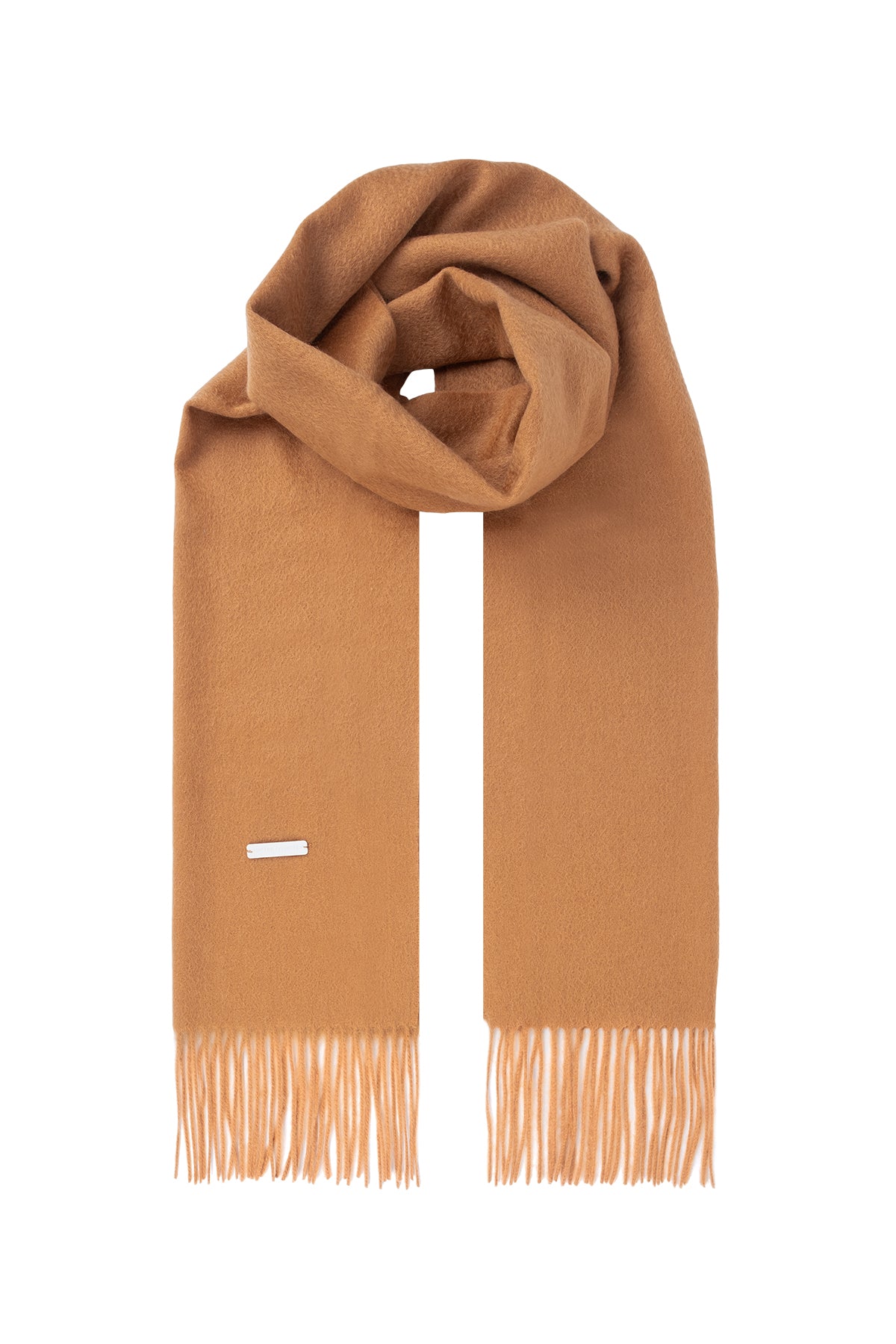 Camel Patrick Saf Kaşmir Atkı 35x170 cm