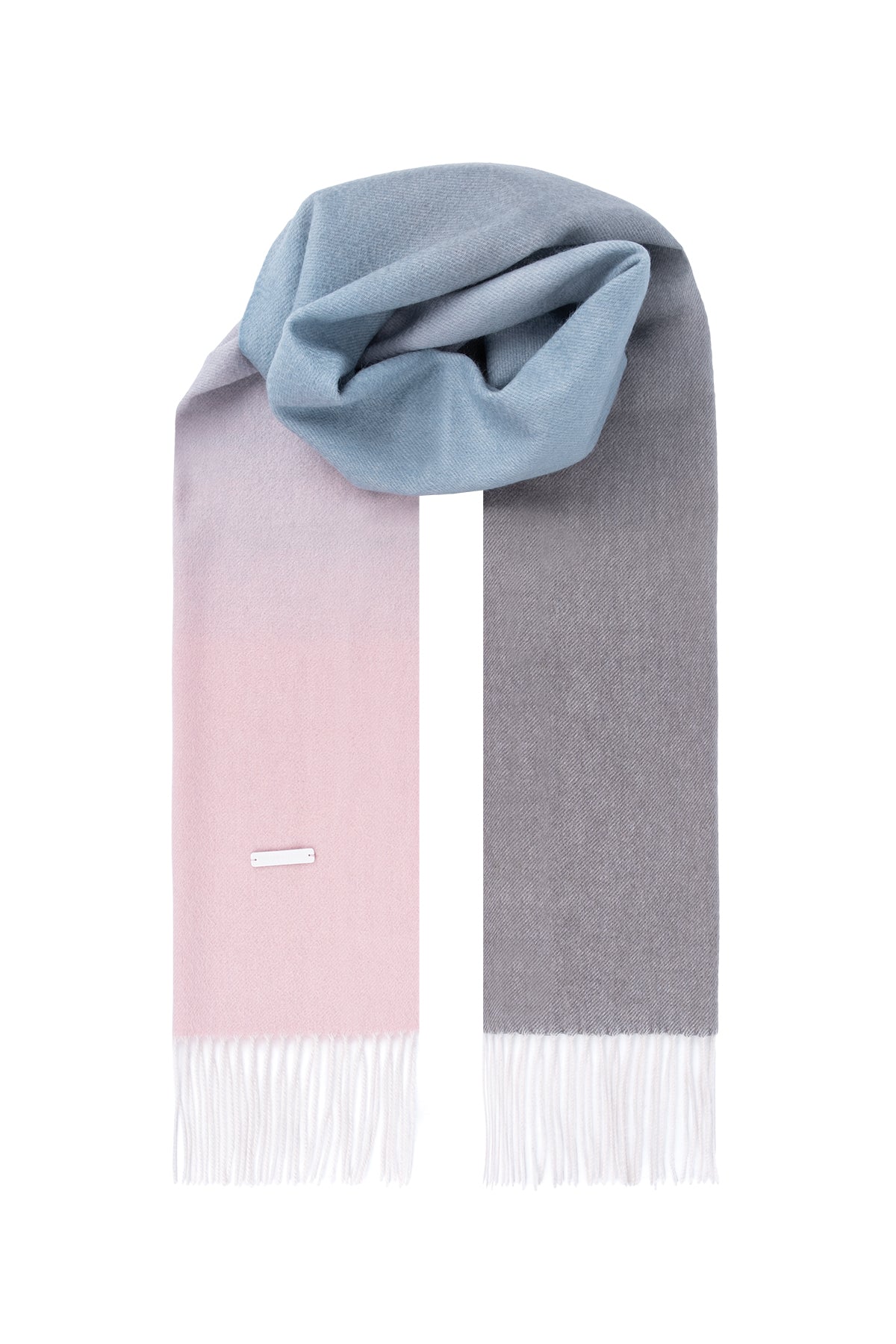 Gül Kurusu Patrick Saf Kaşmir Degrade Atkı 170x35 cm