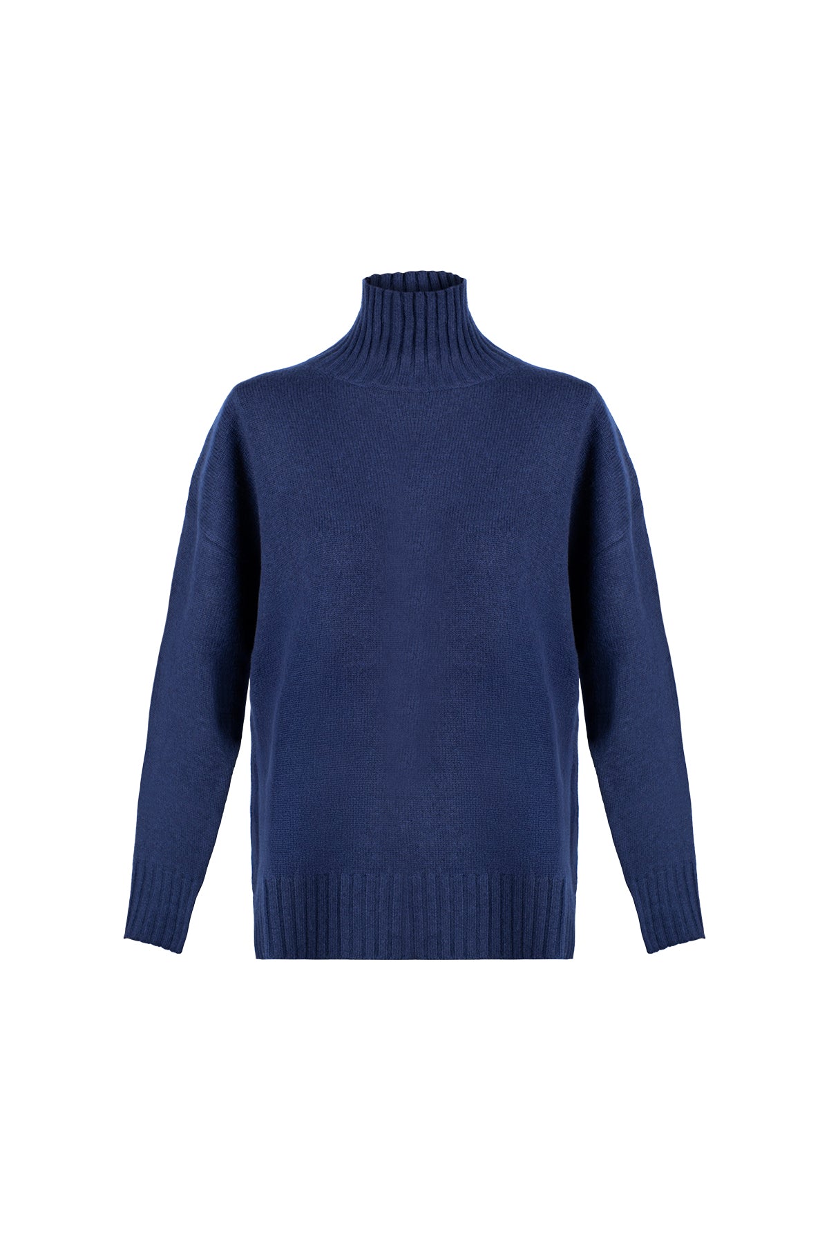 Lacivert Martha Yün Kaşmir Kazak