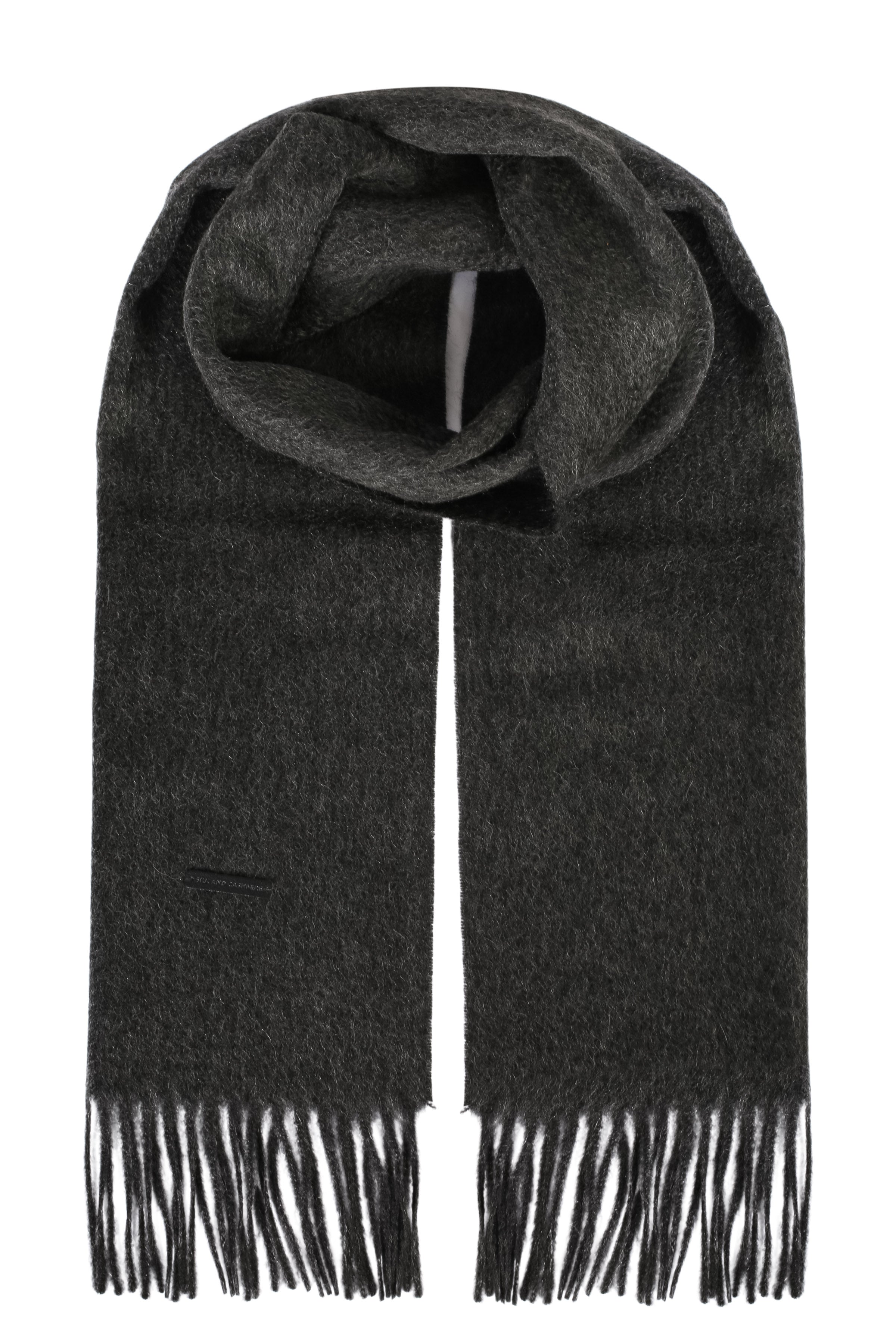 Antrasit Saf Kaşmir Patrick Atkı 170x35 cm