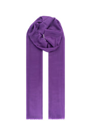 Mor Larissa Saf Kaşmir Şal 100x230 cm