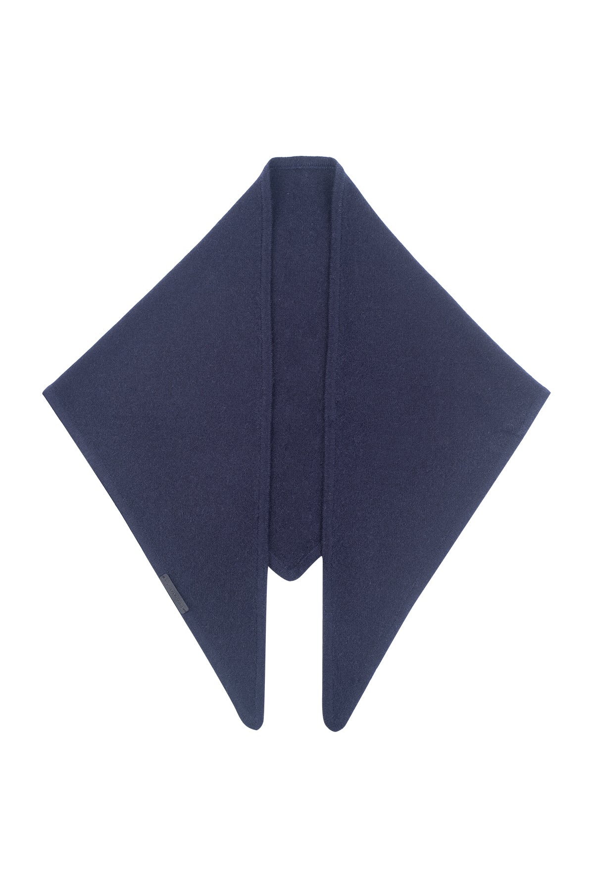 Lacivert Rose Saf Kaşmir Fular Bandana 115x45x45 cm