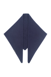 Lacivert Rose Saf Kaşmir Fular Bandana 115x45x45 cm