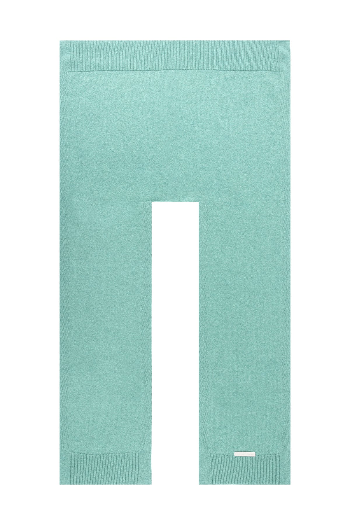 Nil Yeşili Lilly Saf Kaşmir Kazak Atkı