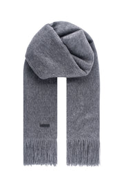 Gri Saf Kaşmir Battaniye / Şal 127x165 cm