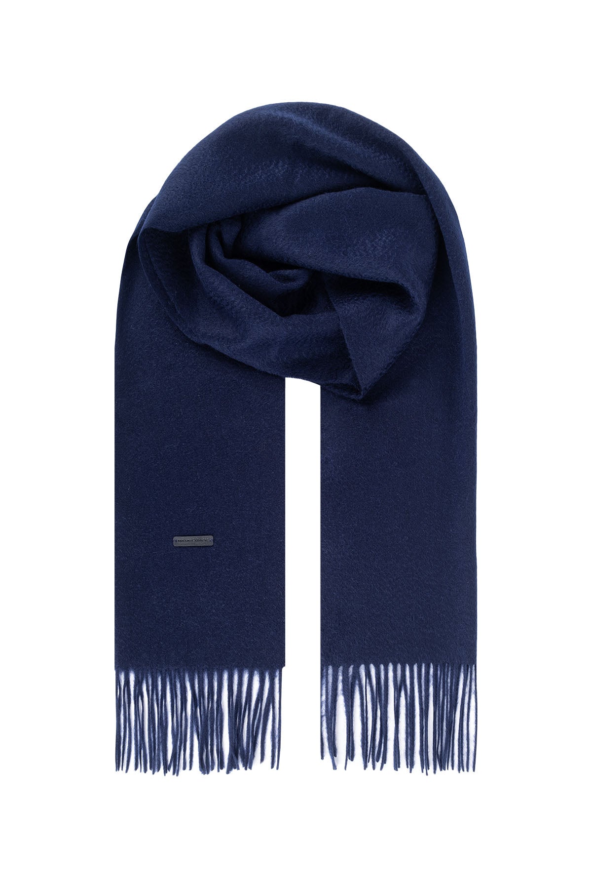 Lacivert Patrick Saf Kaşmir Atkı 35x170 cm