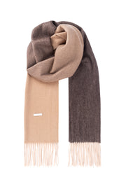 Camel Patrick Saf Kaşmir Degrade Atkı 170x35 cm