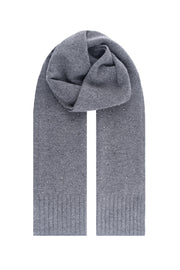 Gri Lucia Taşlı Atkı 30x190 cm