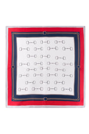 Bordo Laila Saf İpek Kare Eşarp 50x50 cm