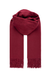 Bordo Clementine Şal 70x200 cm