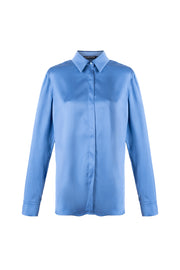 Mavi Nature İpek Gömlek