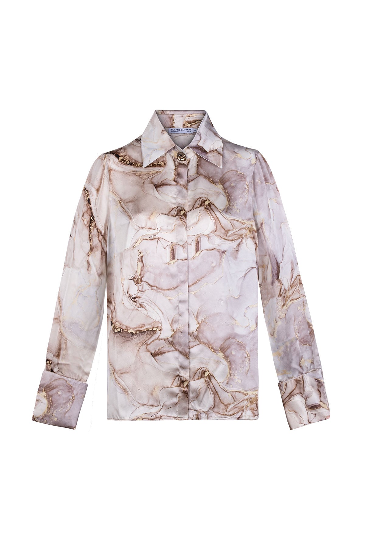 Açık Gri Limited Edition Saf İpek Gömlek