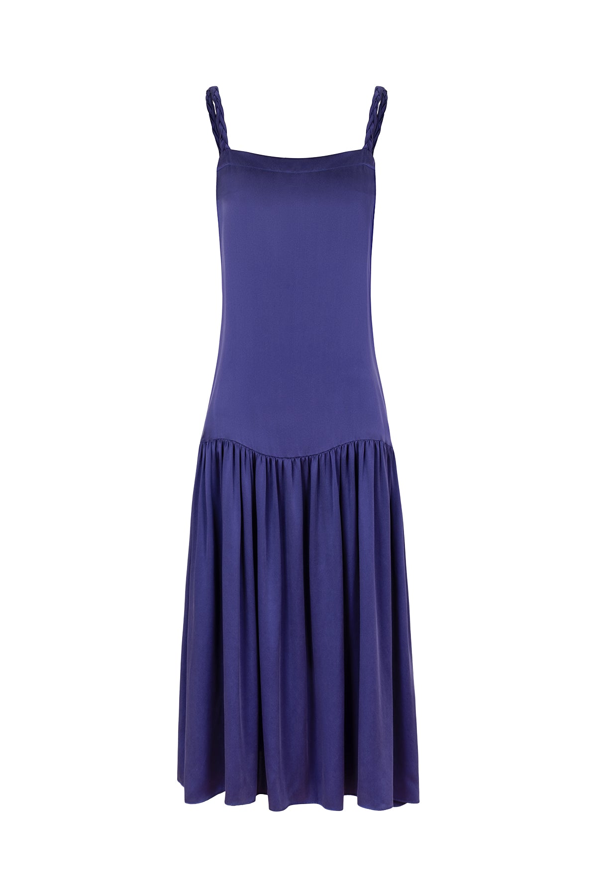 Mor Nature İpek Elbise-Limited Edition