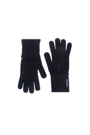 Siyah Hannover Saf Kaşmir Kadın Eldiven