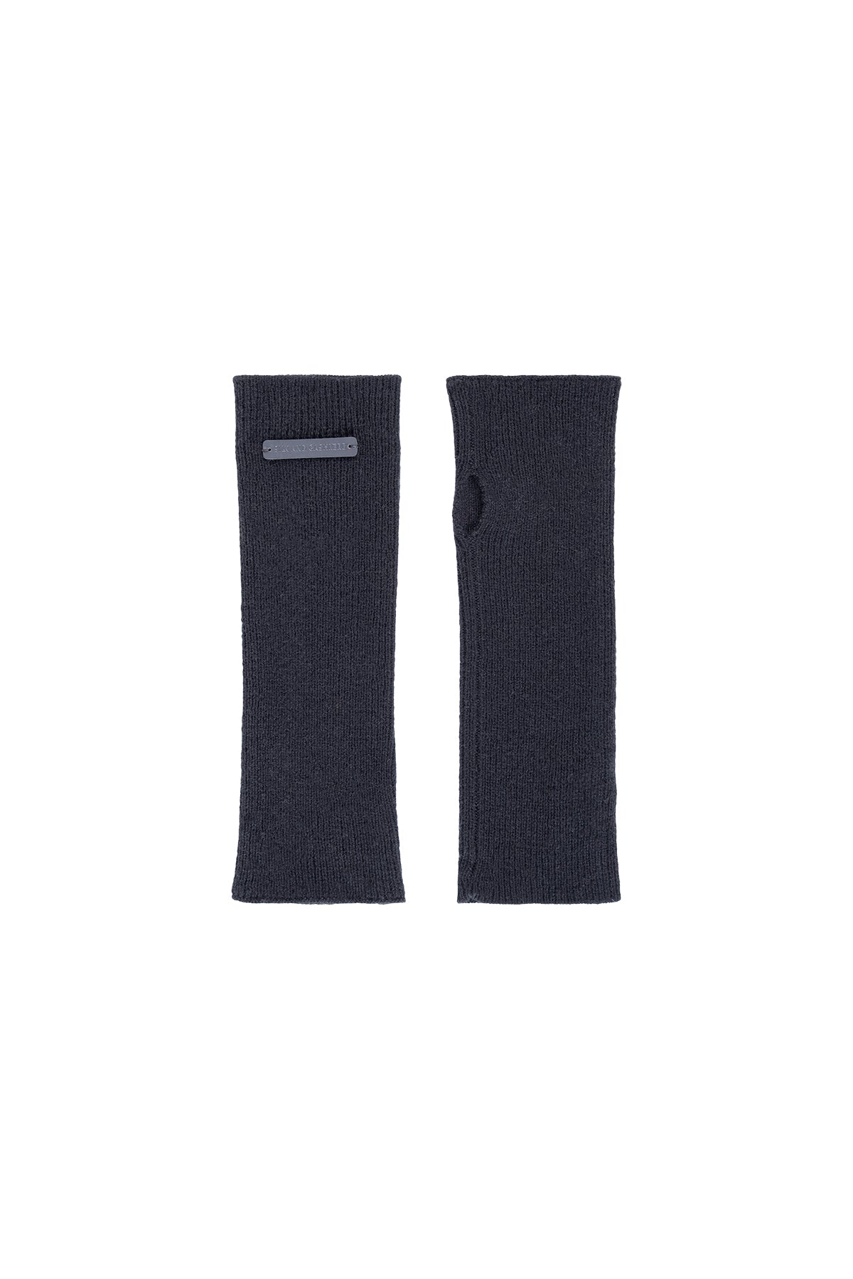 Siyah Stockholm Kaşmir Parmaksız Eldiven