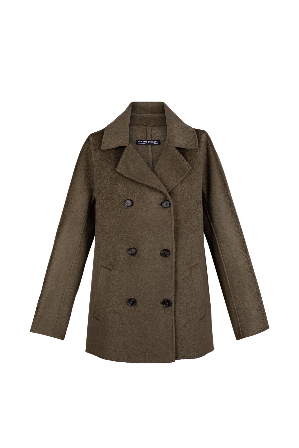 Haki Meghan Kaşmirli Palto
