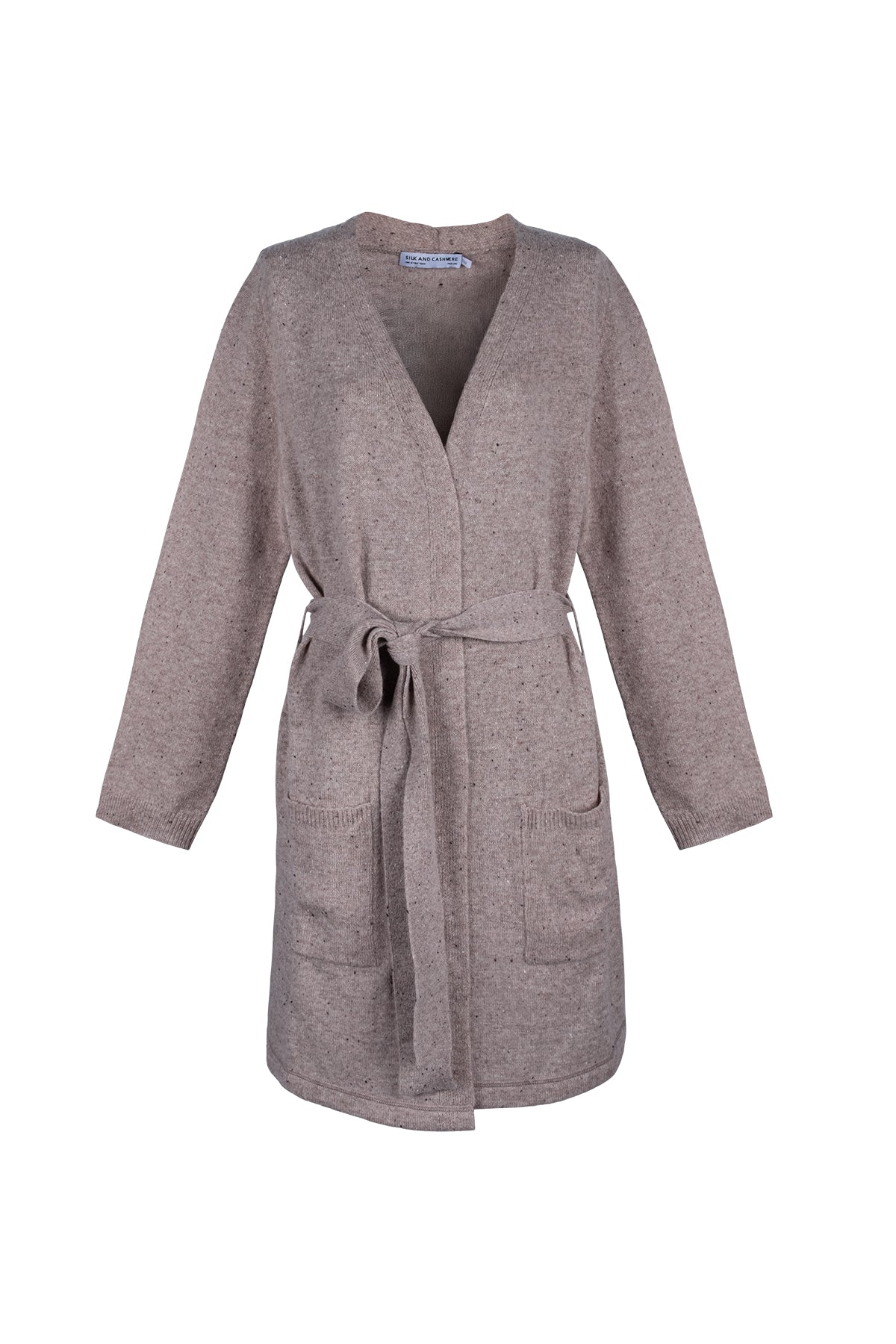 Vizon Lilly Saf Kaşmir Uzun Hırka