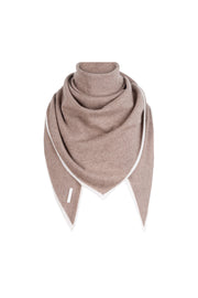 Vizon Saf Kaşmir Üçgen Atkı 73x160x73 cm