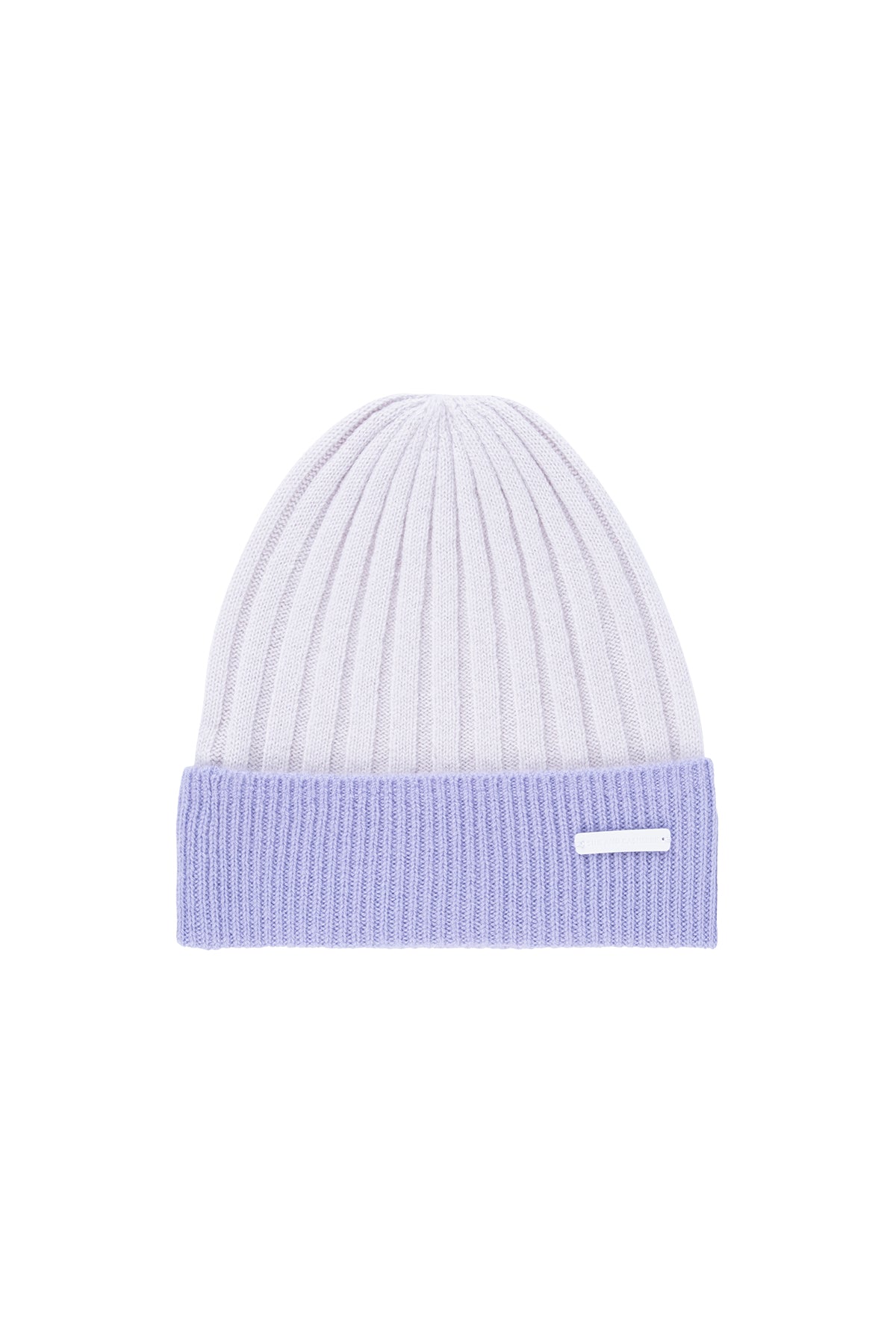 Beyaz Stockholm Çift Renkli Bere