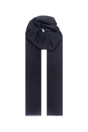 Siyah Larissa Saf Kaşmir Şal 100x230 cm