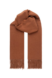 Kahverengi Clementine Şal 70x200 cm