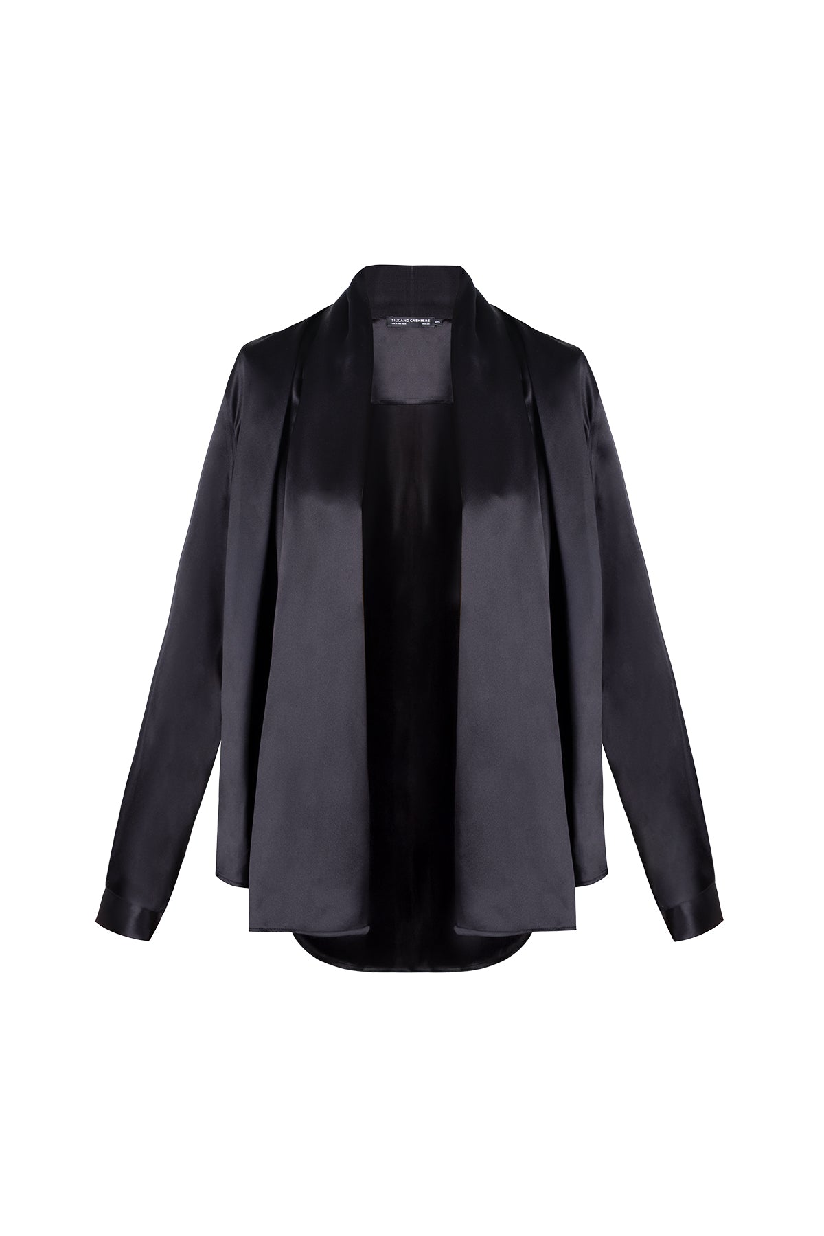 Siyah Nature İpek Hırka