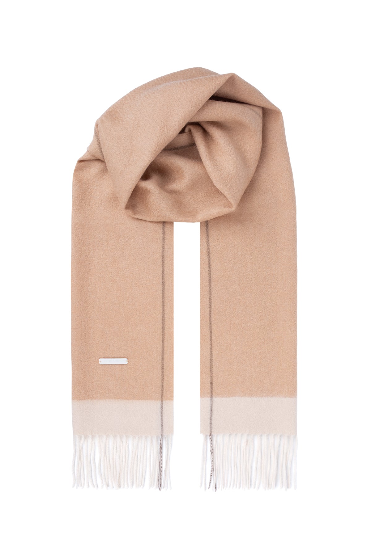 Bej Patrick Saf Kaşmir Atkı 30x160 cm