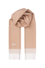 Bej Patrick Saf Kaşmir Atkı 30x160 cm