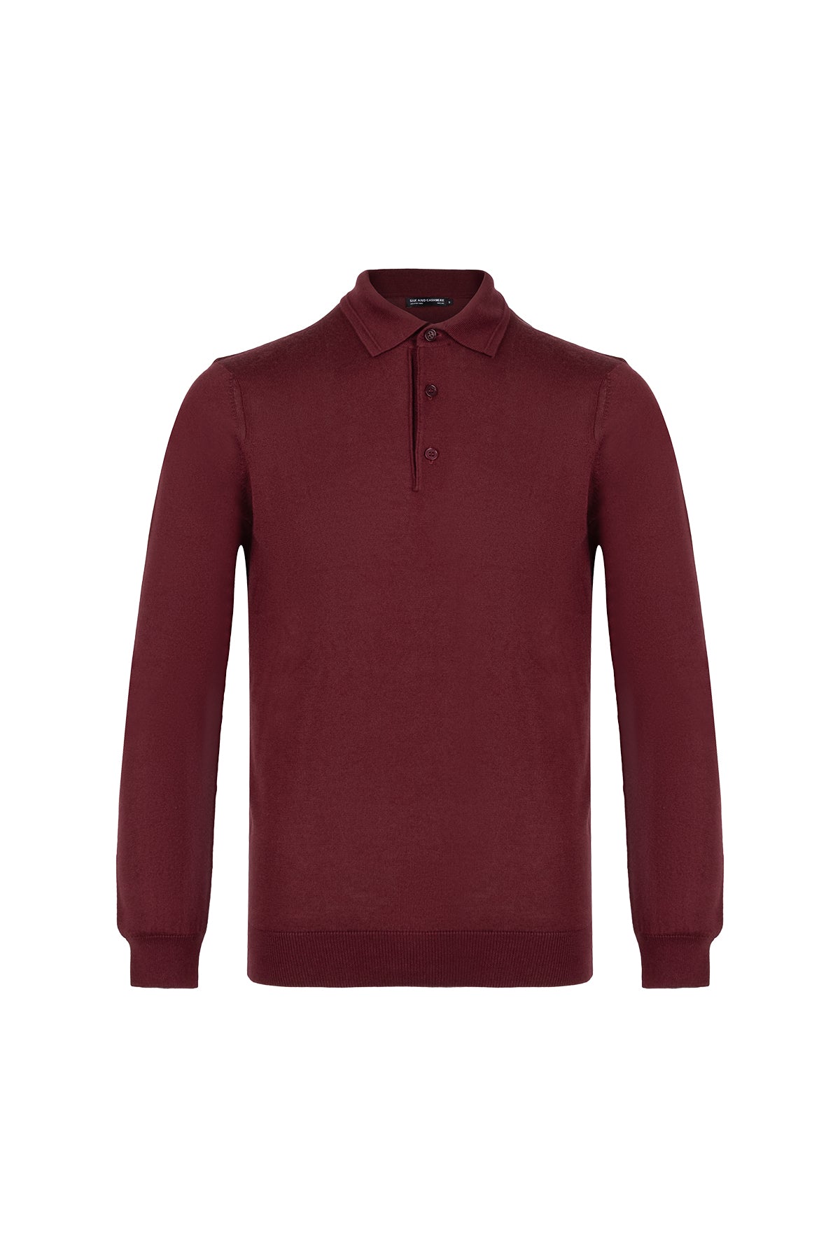 Bordo Paul İpek Kaşmir Polo